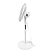 Hurricane Stand Fan - 16 Inch | Classic Series | Pedestal Fan with 90 Degree Oscillation, 3 Speed Settings, Adjustable Height 41 Inches to 55 Inches - ETL Listed, White