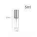 Elfenstal- NEW 6pcs Mini Clear 5ml 1/6OZ Atomizer Fine Mist Glass bottle Spray Refillable Fragrance Perfume Empty Scent Bottle Clean Cloth for Travel Party Portable Makeup Tool free Pipette