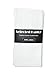 Selected Hanky 100% Cotton Men's Handkerchief White with Stich 12 Pieces