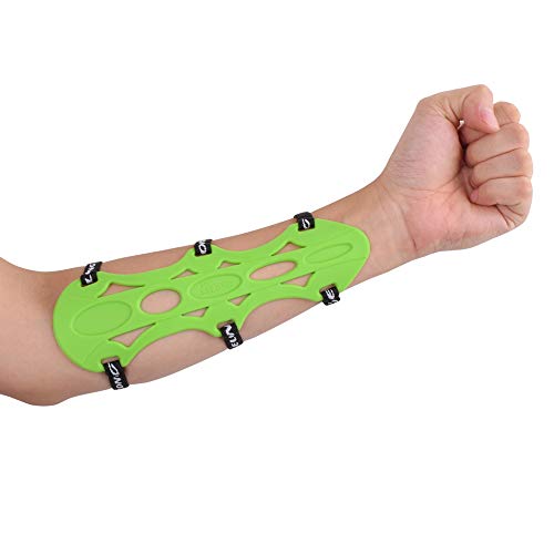 SZEO Archery Arm Guard Arm Protective Gears Rubber Armguard for Hunting Shooting Green