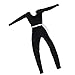 MonkeyJack 12'' Busty Action Figure Outfit Clothes 1:6 Female Gym Yoga T-shirt & Pants Set for Phicen Cy Girls Accessories