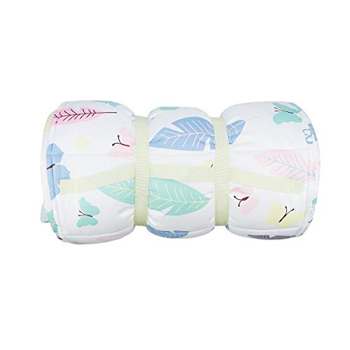 NEDVI Toddler Nap All-in-One Modern Kids Nap Mat with Removable Pillow for Toddler Boys and Girls - Soft,Easy Clean Toddler Nap Pad for Preschool, Daycare, Kindergarten (Butterfly)