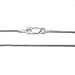 925 Sterling Silver 1MM Round Snake Chain Necklace for Women – Italian Silver Necklace Chain with Lobster Clasp – Sterling Silver Chain 22 Inch – Silver Chain Necklace for Women