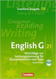 English G 21 Erweiterte Ausgabe D5 Vorschlage Zur Leistungsmessung Band 5 9 Schuljahr Amazon De Bucher