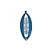 Set of 6 Mini Banana Clips - Blues