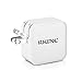 RKINC 4.8A 24W Dual USB Travel Wall Charger Adapter with SmartID Technology, Foldable Plug for iPhone 7 6S iPad, Samsung Galaxy, HTC Nexus Moto Blackberry, Headset & Power Bank