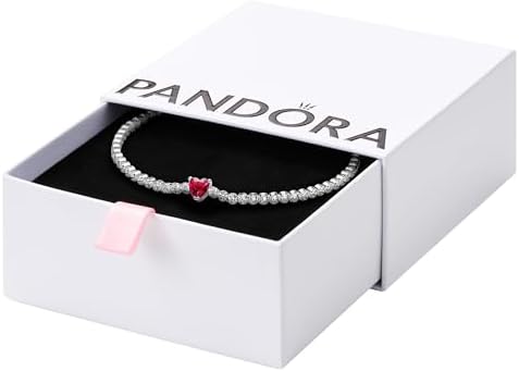 PANDORA S925ALEチャーム　レザーブレスレット　箱付き　43745 Amazon.com: PANDORA Beads & Pavé Bracelet Timeless Bracelet for