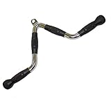 CAP Barbell Deluxe Tricep Press Down Bar with Rubber Handgrips