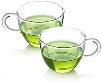 Jaipurwala Glass Coffee Glasses - 2 Pieces, Clear, 170 ml