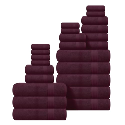 GLAMBURG Soft 24-piece Towel Set