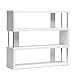 Baxton Studio Barnes 3-Shelf Modern Bookcase, White