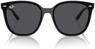Amazon.com: Ray-Ban RB4457D Sunglasses, Black/Dark Grey, 55 mm