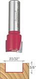 Freud 16-116 23/32-Inch by 3/8-Inch Mortising Router Bit with 1/2-Inch Shank