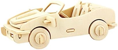 Wooden Model Kits 3D Puzzles Build Car 