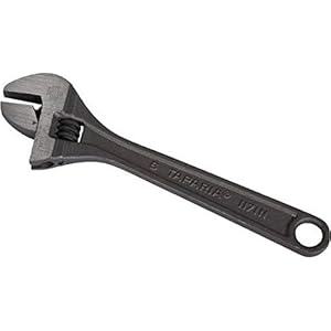 Taparia 1171-8/1171N-8 205mm Steel Single Sided Adjustable Spanner Wrench (Grey)