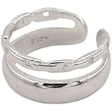 Set Of Resin Colorful Wide Knuckle Rings - Stackable Acrylic Joint Rings, 18mm Diameter - View #6