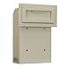 ProtexSafe Through Door Drop Box (WSS-159)-Off white, for Keys, car remotes, Cash, Checks and envelopes, Metal Baffle,Pre-drilled mounting Holes,Double Steel Door,Adjustable Metal Frame