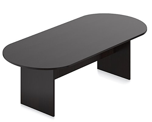 Offices To Go 8 Ft Conference Room Table 95"W X 44"D X 29 1/2"H Weight: 212 Lbs One Piece Top Slab Base - American Espresso