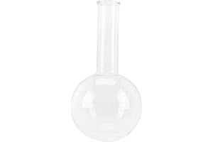Totority 1pc Boiling Flask Round- Bottom Flask Clear Glass Flask for Experiment for Using