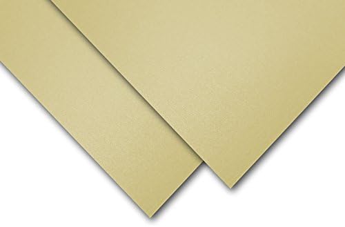 Classic Linen Gold Pearl 8.5x11 Card Stock - 25 Pk