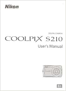 Nikon Coolpix S210 Original Instruction Manual: Amazon.com: Books