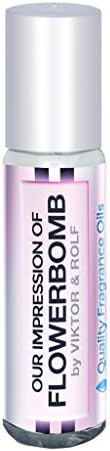 Our Impression of V&amp;R Flowerbomb by Quality Fragrance Oils (10ml Roll On) for Women - Generic VERSION