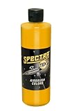 Badger Air-Brush Company Spectra-Tex Airbrush Ready Water Based Acrylic Paint, Transparent Sun Yellow, 4 -Ounce