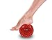 WODSKAI Massage Ball Myofascial Release Lacrosse Ball for Trigger Point Therapy, Muscle Knots, Yoga Therapeutics with 3 Kinds Bag-Free Carrying Bag (Red 12cm)