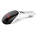 Car Charger, USB Dual Port Quick Charger 3.0 with Current/Voltage Digital Display Charging for Galaxy S9/S8/Edge/Plus,iPhone Xs/Max/XR/X/8, iPad Pro/Air 2/Mini (White)