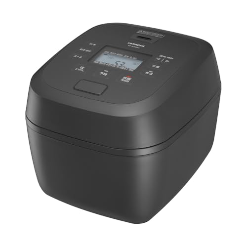 【WEB限定】日立 炊飯器 5.5合 圧力 IH 日本製 蒸気セーブ RZ-A100HJ H チャコールグレー 黒厚鉄釜 新生活 一人暮らし ふた加熱板 食洗機対応