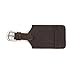 Saddleback Leather Co. Strong Full Grain Leather Luggage Travel Bag Tag Stainless Steel Hardware Includes 100 Year Warranty
