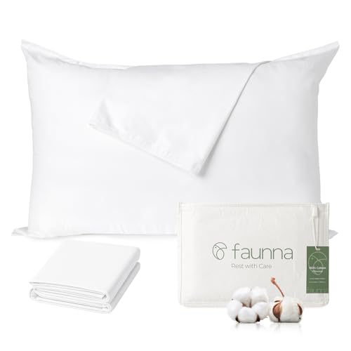 FAUNNA 600TC Cotton Pillow Protector