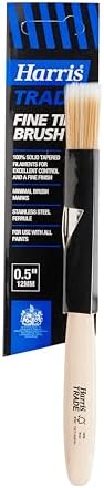 Harris Trade Fine Tip Emulsion & Gloss Paint Brush 0.5 inch view 2