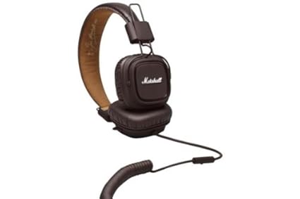 Marshall MAJORMICBROWN schokoladebraun Kopfhörer mit Mikrofon universell Jack 3.5mm