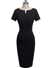 HOMEYEE B525 - Vestido para mujer, estilo vintage, elegante
