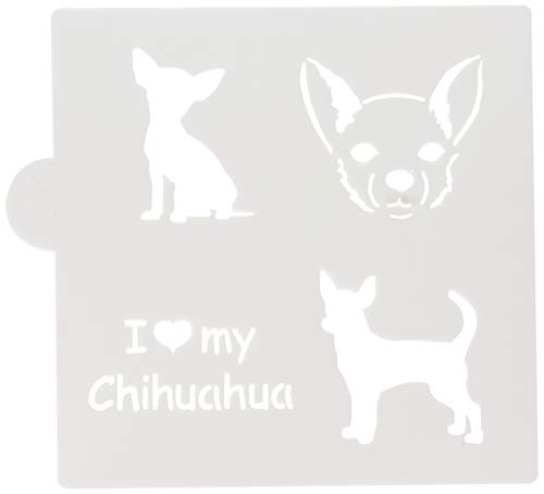 I Love My Chihuahua Cookie and Craft Stencil CM019 by Designer Stencils