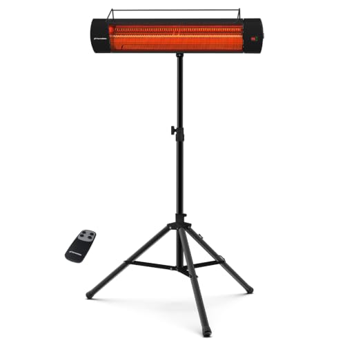 ThermoMate Infared Patio Heater for Outdoor with Tripod, Electric 1500W IP65 Waterproof...