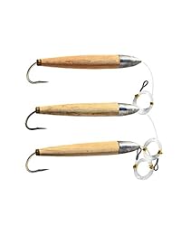 Totalmente equipado paquete de 3 gigante cedro Conectores 8" señuelo de pesca de agua salada