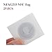 THONSEN 25PCS 13.56MHz Blank NFC Stickers(Round 25mm) - NTAG213 Chip, Works with All Android NFC Smartphones and Devices
