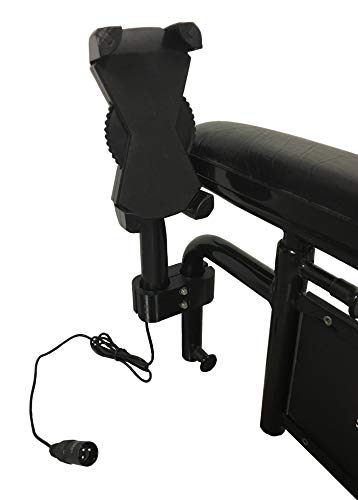 Mobile Phone Holder with USB Charger for Mobility Scooters and Power Chairs