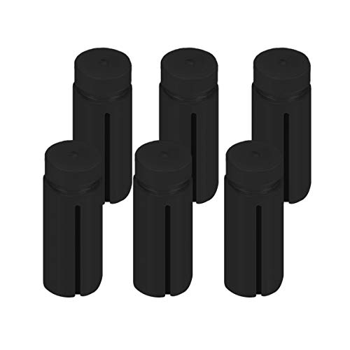 kwmobile 6X Dart Flight Protector - Set of 6 Metal Dart Flight Guard Protectors for Metal and Soft Tip Darts - Thumbnail 7
