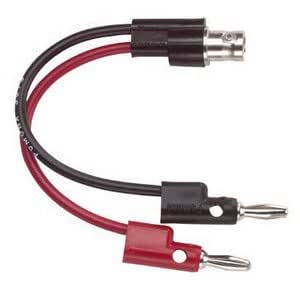 Pomona Electronics Multi-Stacking Sheathed 4mm Banana Plug Patch Cord Banana Plug 4 Ft Silicone Red 6727 2
