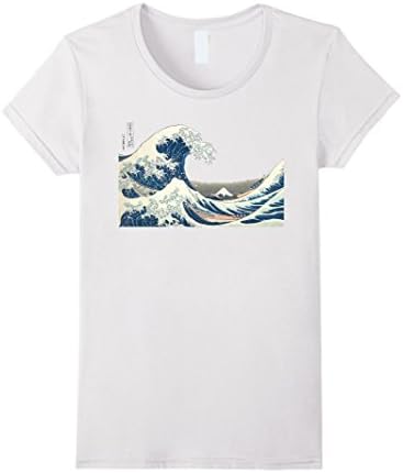 Womens The Great Wave off Kanagawa - Japanese Tsunami / Great Wave Small White