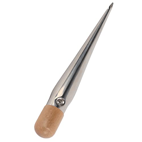 Rope Splicing Spike ,Marine Rope Splicing Spike 304 Stainless Steel Rope Splicing Fid with POM Plastic Handle Efficient Sturdy for Boats Yachts Wire Ropes 7in or 11in Small 2932S
