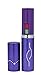 Foxfend Spark Lipstick Stun Gun Women Self Defense Bright Led Flashlight - Rechargeable Battery (Purple)