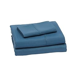 AmazonBasics Microfiber Sheet Set - Twin XL, Dark