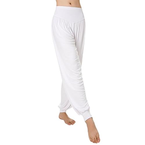 Solid White Yoga Pants: Amazon.com