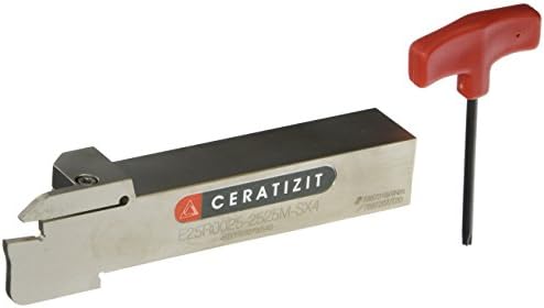 Ceratizit 11483597 SX4 Series Steel Monoblock Holder, Right Side, 25 mm Height, 150 mm Overall Length