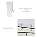 Hosome 2 Pack Over The Door Shoe Organizers with Adjustable Elastic Bands, Hanging Shoe Organizer with 12 Reinforced Mesh Pockets, 6 Large Mesh Storage Compartments, 8 Hooks, Beige, 59x22 inch
