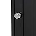 Iwell Bathroom Floor Cabinet, Storage Cabinet with Large Drawer, Wooden Free-Standing Cabinet with Door for Bathroom, Living Room, Black